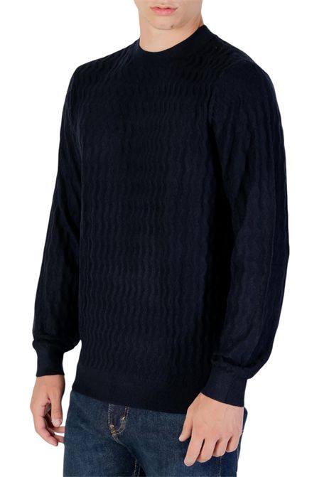 Wavy Texture Sweater ARMANI EXCHANGE | sweaters | XM001560 AF11982FB065